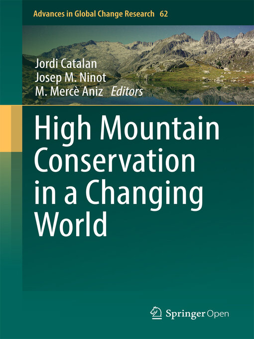 Title details for High Mountain Conservation in a Changing World by Jordi Catalan - Available